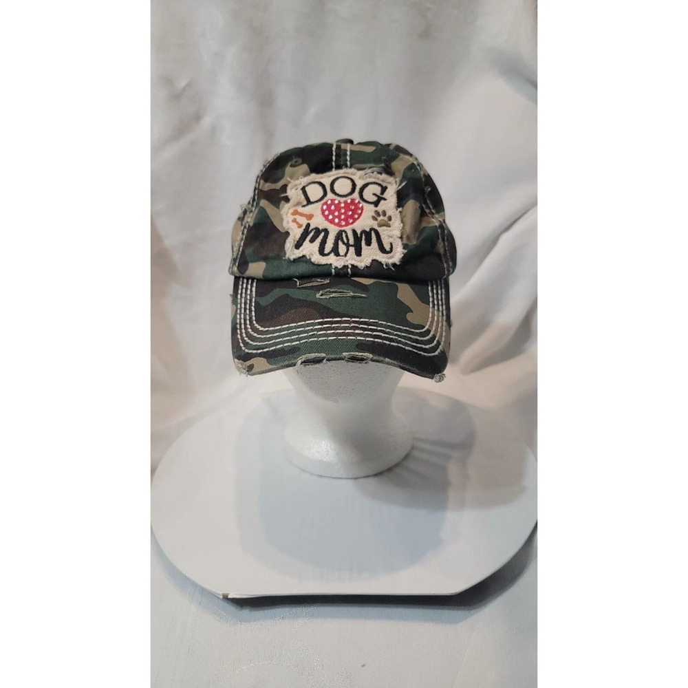 Dog Mom Camouflage Adjustable Baseball Cap C15